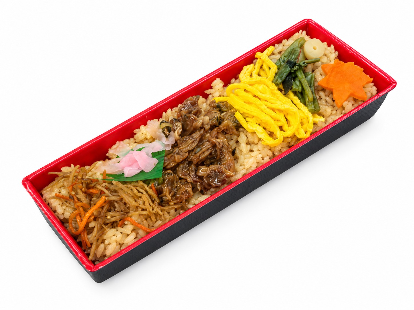 あさりと山菜の彩り弁当